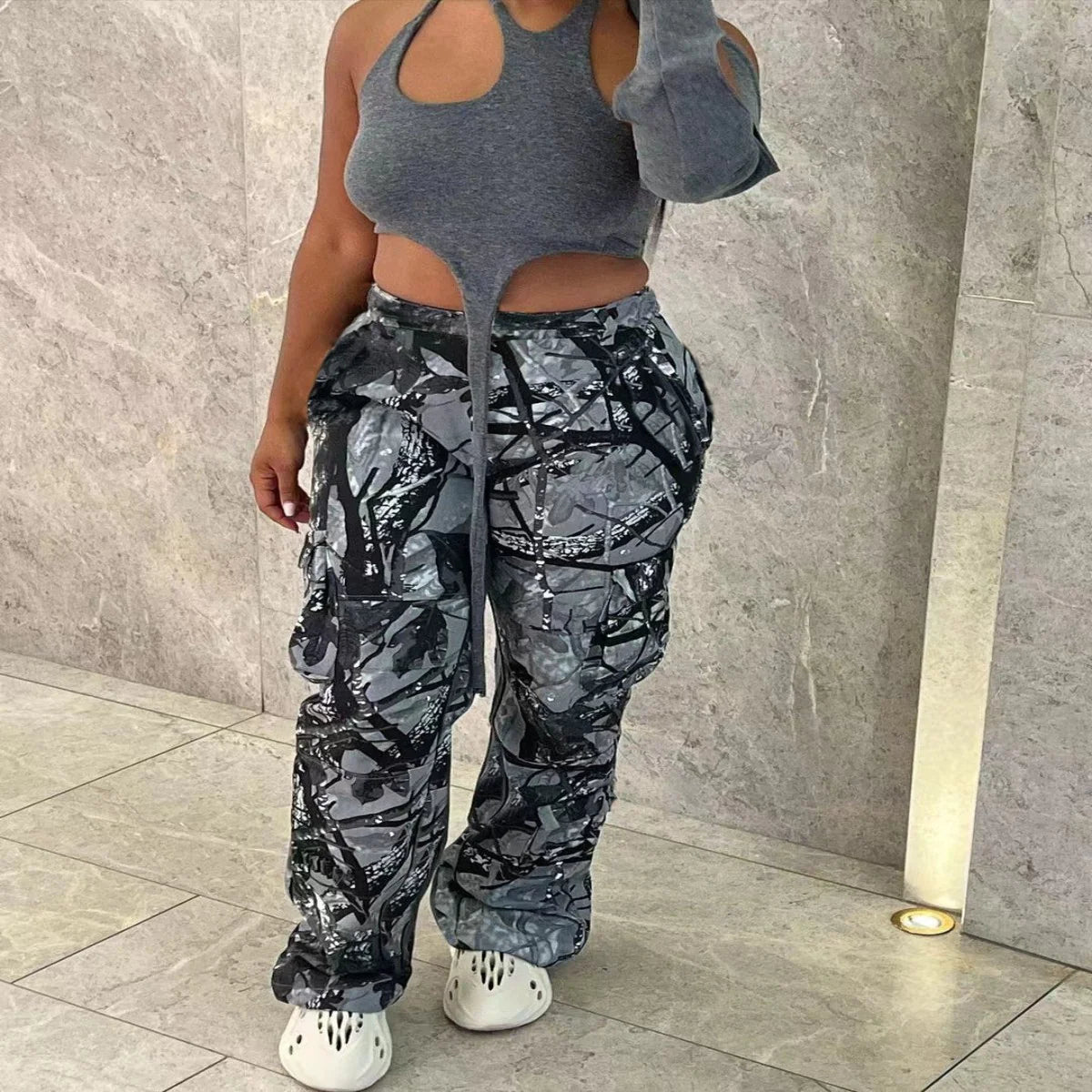 Women's Camouflage Overalls WEM Support (www.WEM.support)
