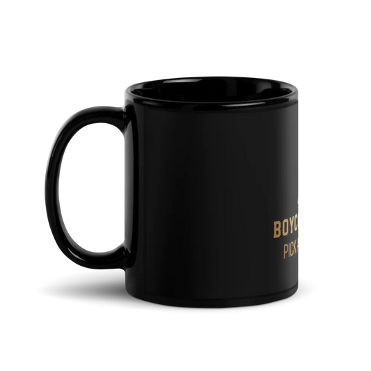 Sleek Black Ceramic Mug HejK.com Marketplace LLC
