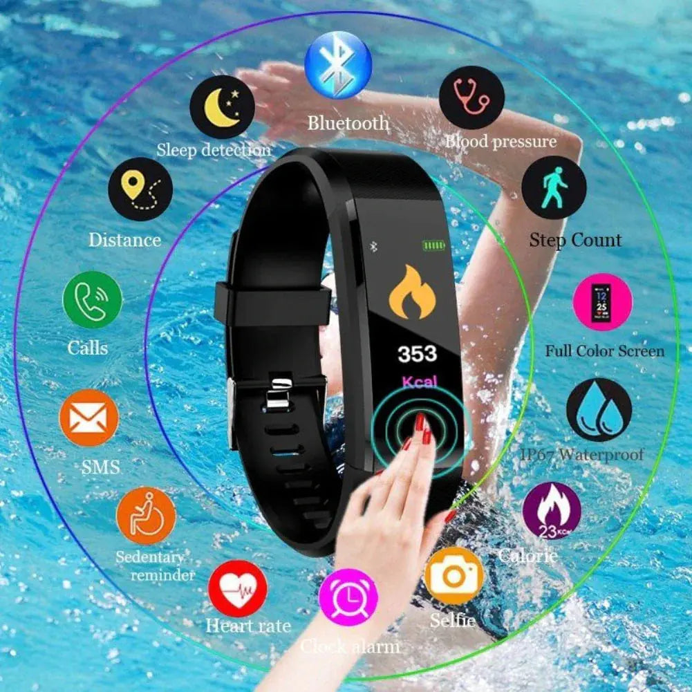 Fitness Smart Watch Activity Tracker Heart Rate For Women Men Oxygen BP Monitor, Fitness Tracker Heart Rate My Store