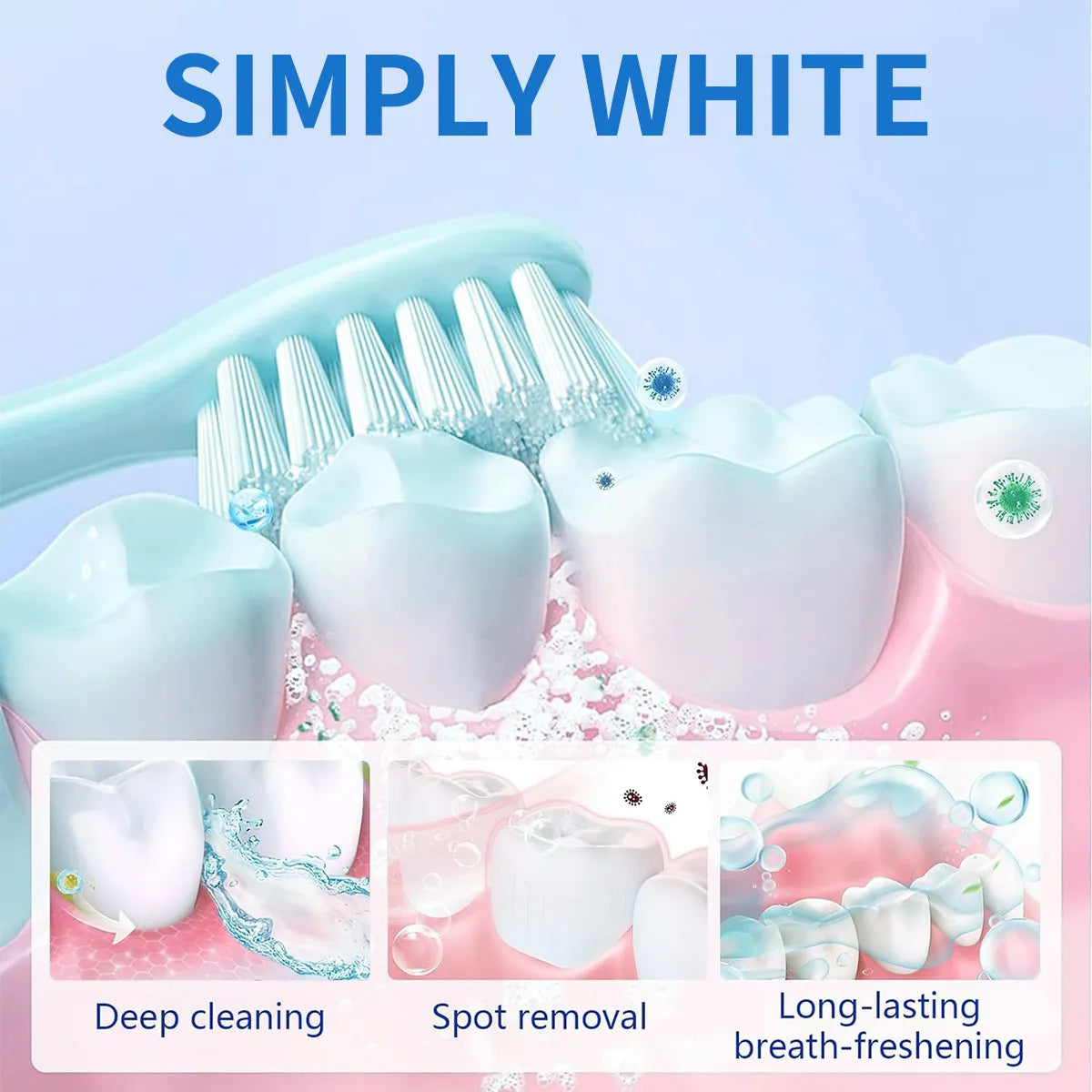 YOUBUY Teeth Whitening Brightening Powder Reduce Tooth Stains Yellow WEM Support (www.WEM.support)