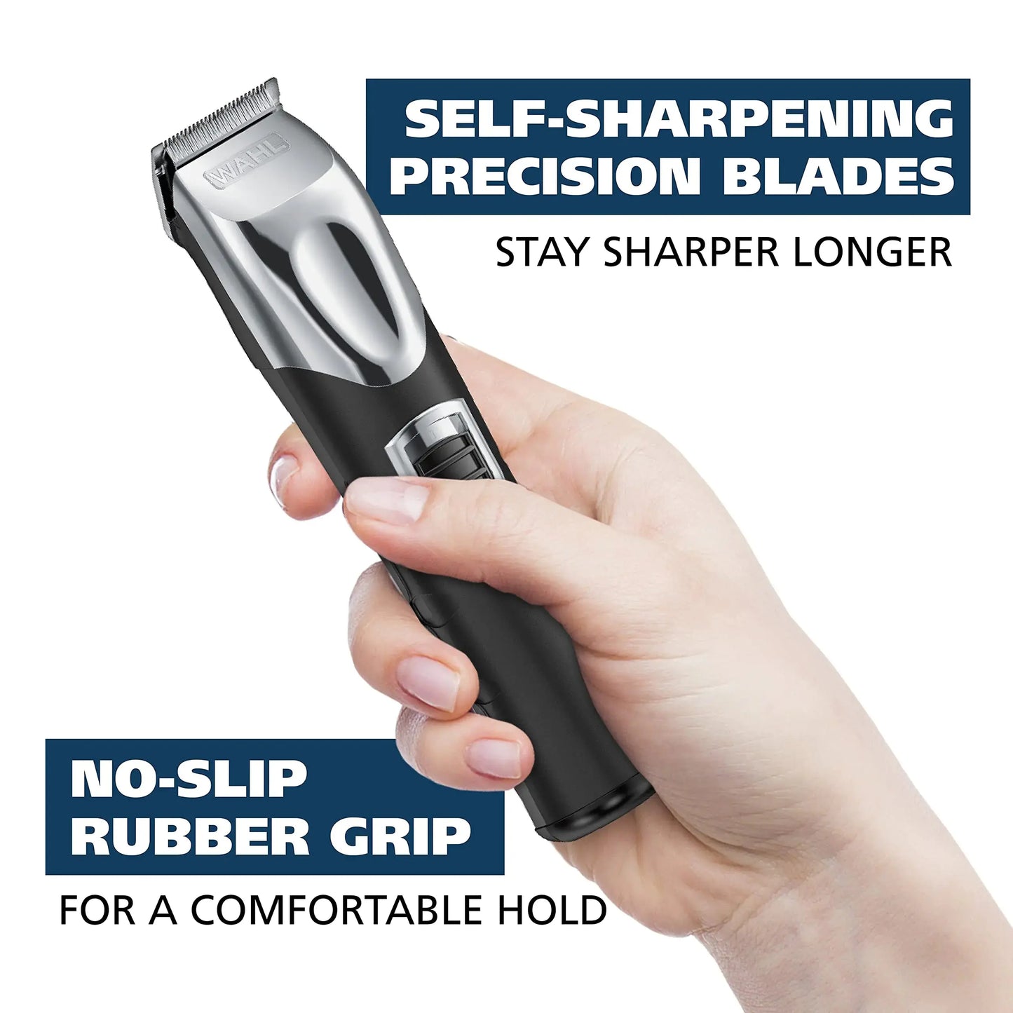 Wahl USA Beard Trimmer Rechargeable Lithium Ion All in One Beard Trimmer for Men with Detail and Ear & Nose Hair Trimmer Attachment – Model 9854-600B My Store