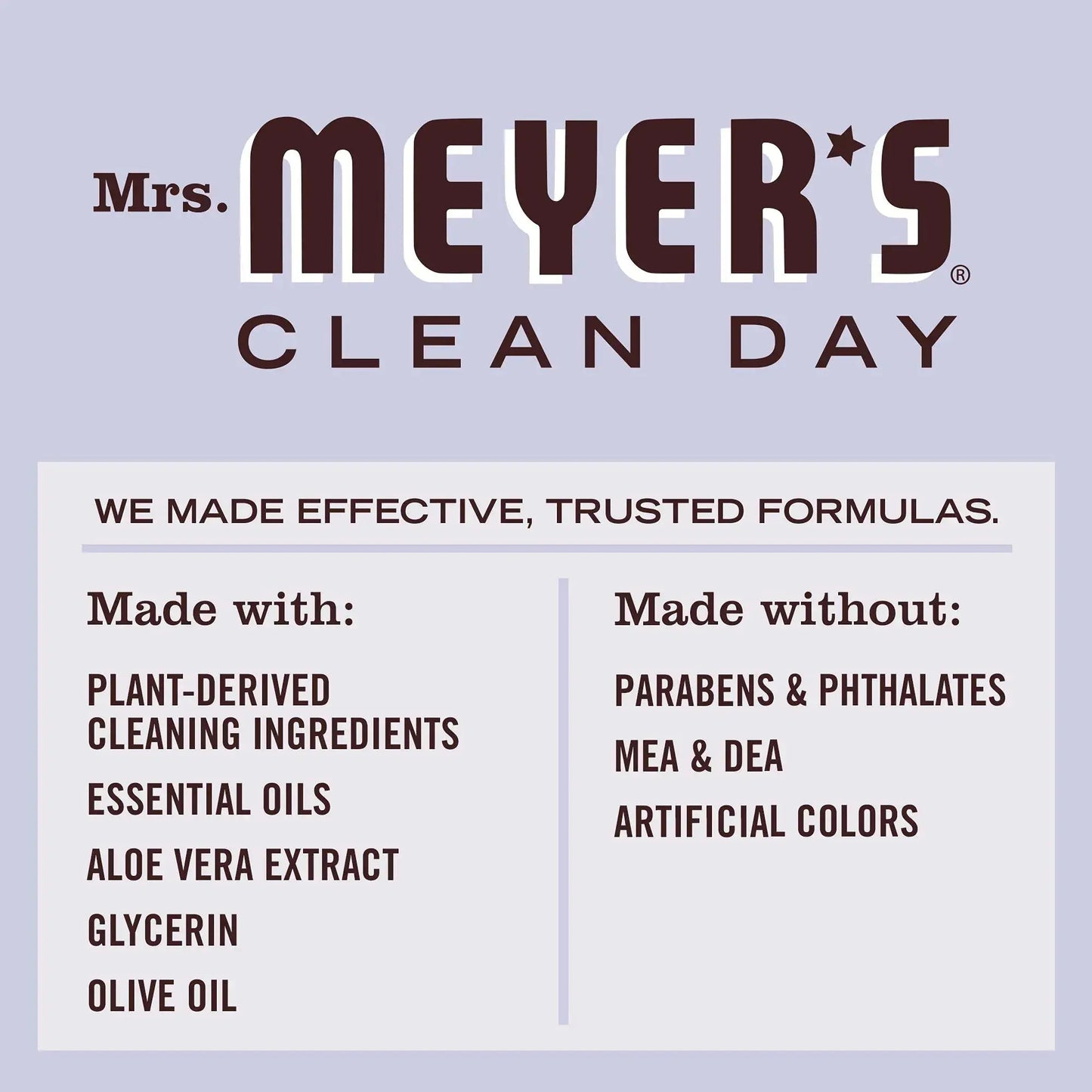 Mrs. Meyer's 651318EA Clean Day Liquid Hand Soap Refill, Lavender, 33 oz 33 Fl Oz (Pack of 1) My Store