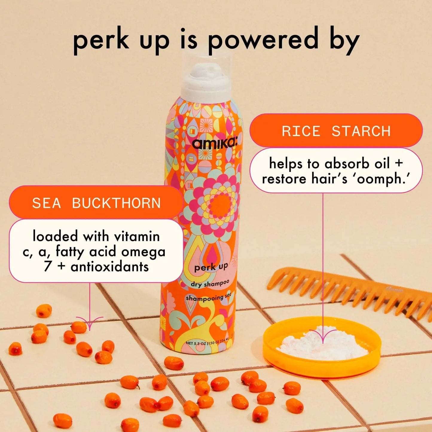 amika perk up talc free dry shampoo 1.8 Ounce (Pack of 1) My Store
