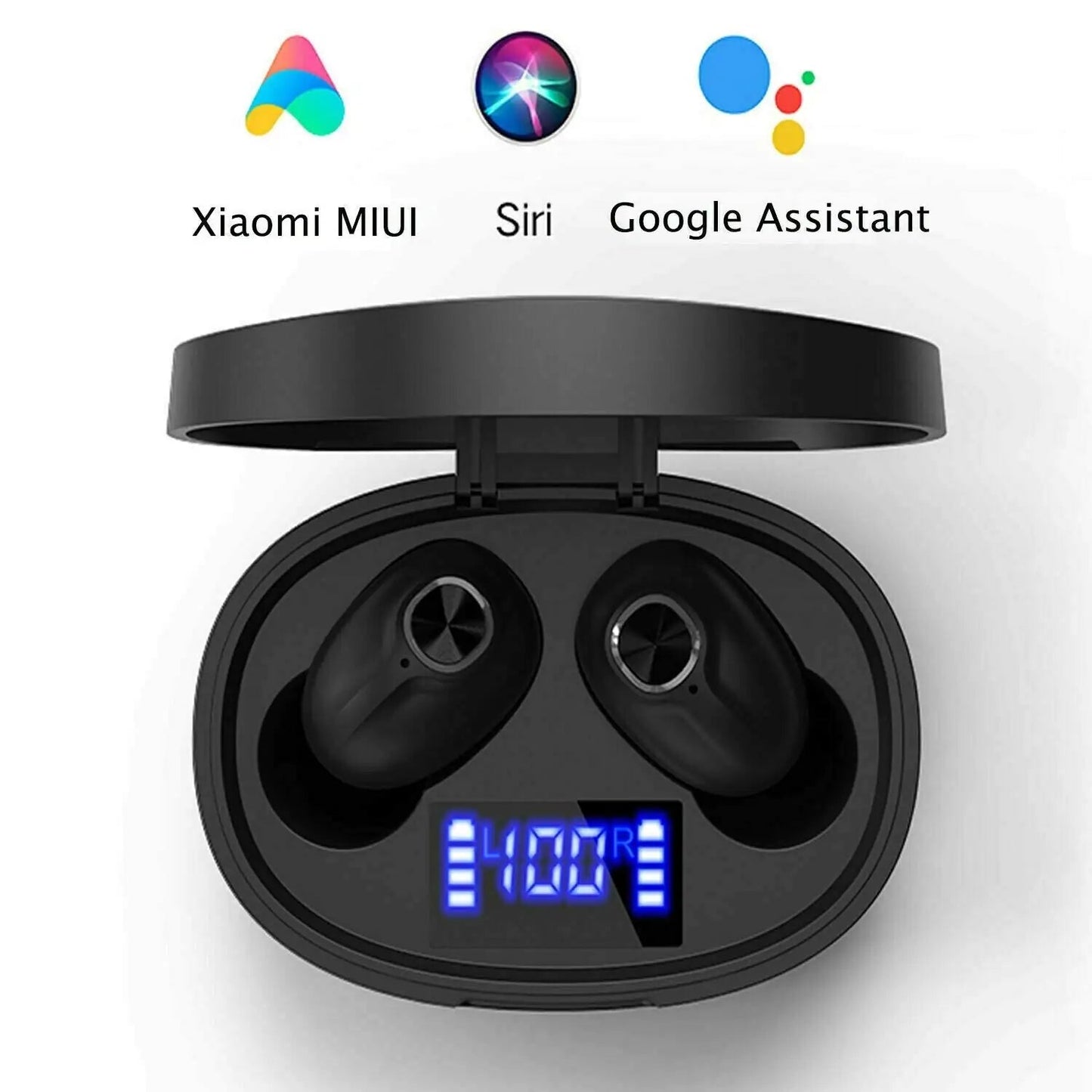 TWS Bluetooth Earbuds Waterproof Bluetooth 5.1 Headset Noise Cancelling Wireless WEM Support (www.WEM.support)