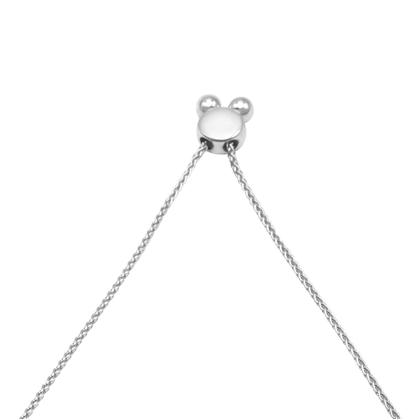10K White Gold 0.41 Cttw Round Prong and Bezel Set Cluster Diamond Alternate Pattern Bolo Bracelet (I-J Color, I1-I2 Clarity) - Adjustable 4" to 10" WEM Support (www.WEM.support)