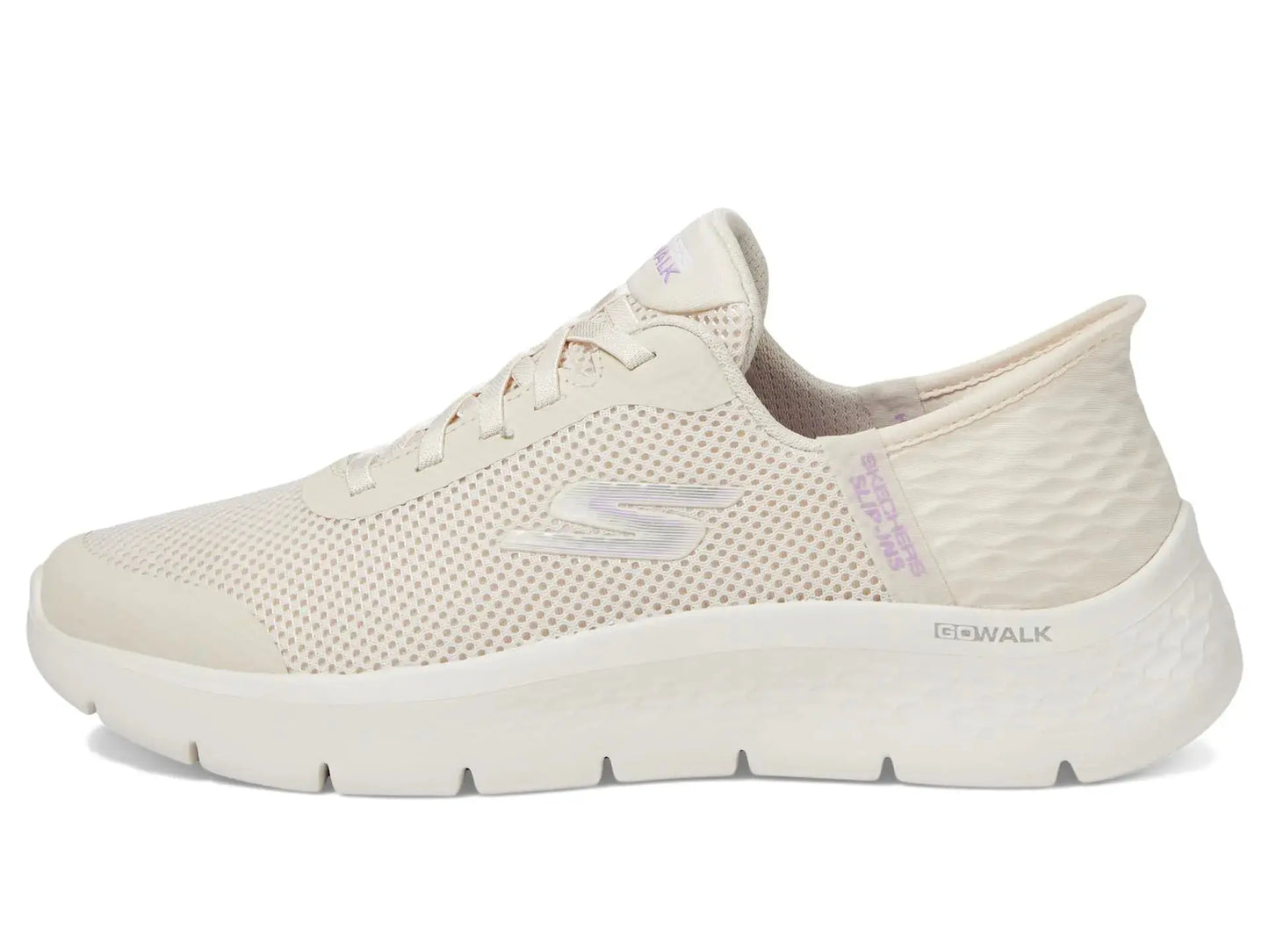 Skechers Women's Go Walk Flex Hands Free Slip-ins - Grand Entry 5 Off-white My Store