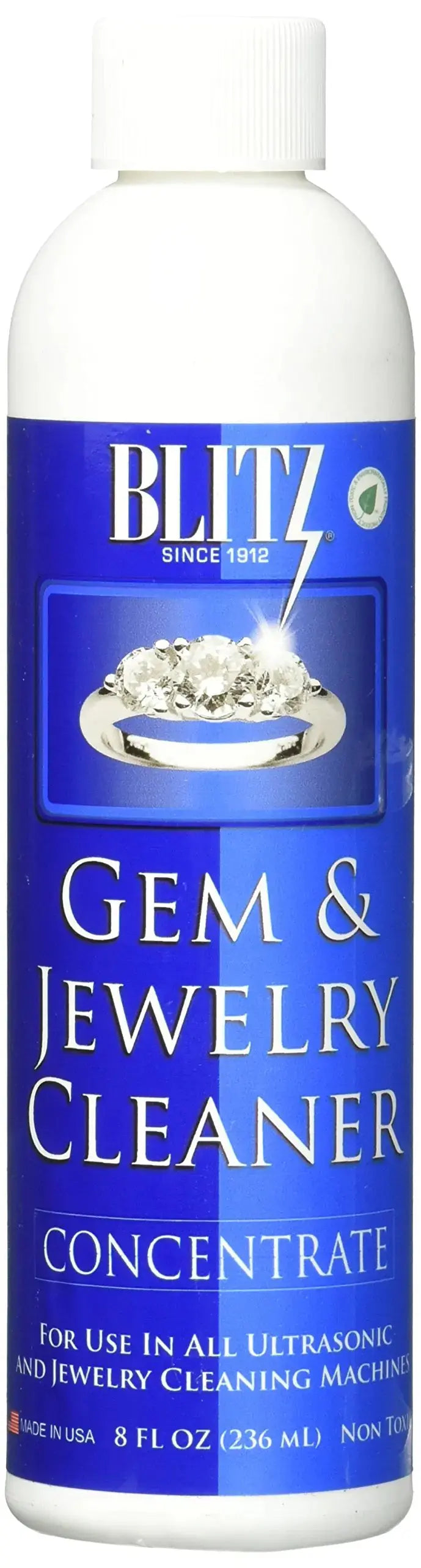 Blitz Gem & Jewelry Cleaner Concentrate (8 Oz) (1-Pack), 8 Fl Oz (Pack of 1) My Store