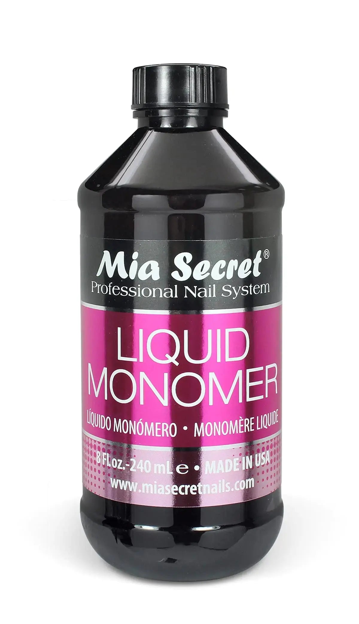 Mia Secret 8 oz / 240ml LIQUID MONOMER PROFESSIONAL ACRYLIC NAIL SYSTEM My Store