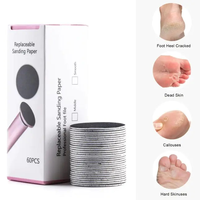 Stone Sandpaper Electric Foot Grinder WEM Support (www.WEM.support)
