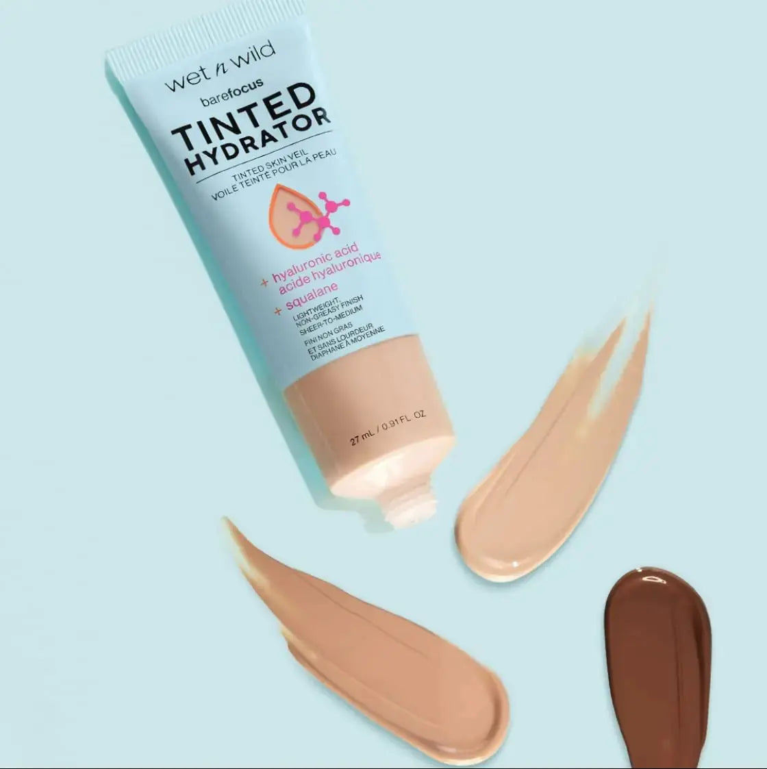 wet n wild Bare Focus Tinted Hydrator Matte Natural Finish, Oil-Free Tinted Face Moisturizer Makeup, Hyaluronic Acid, Squalane, Sheer To Medium Coverage, Medium Deep (Pack of 2) 0.91 Ounce (Pack of 2) My Store