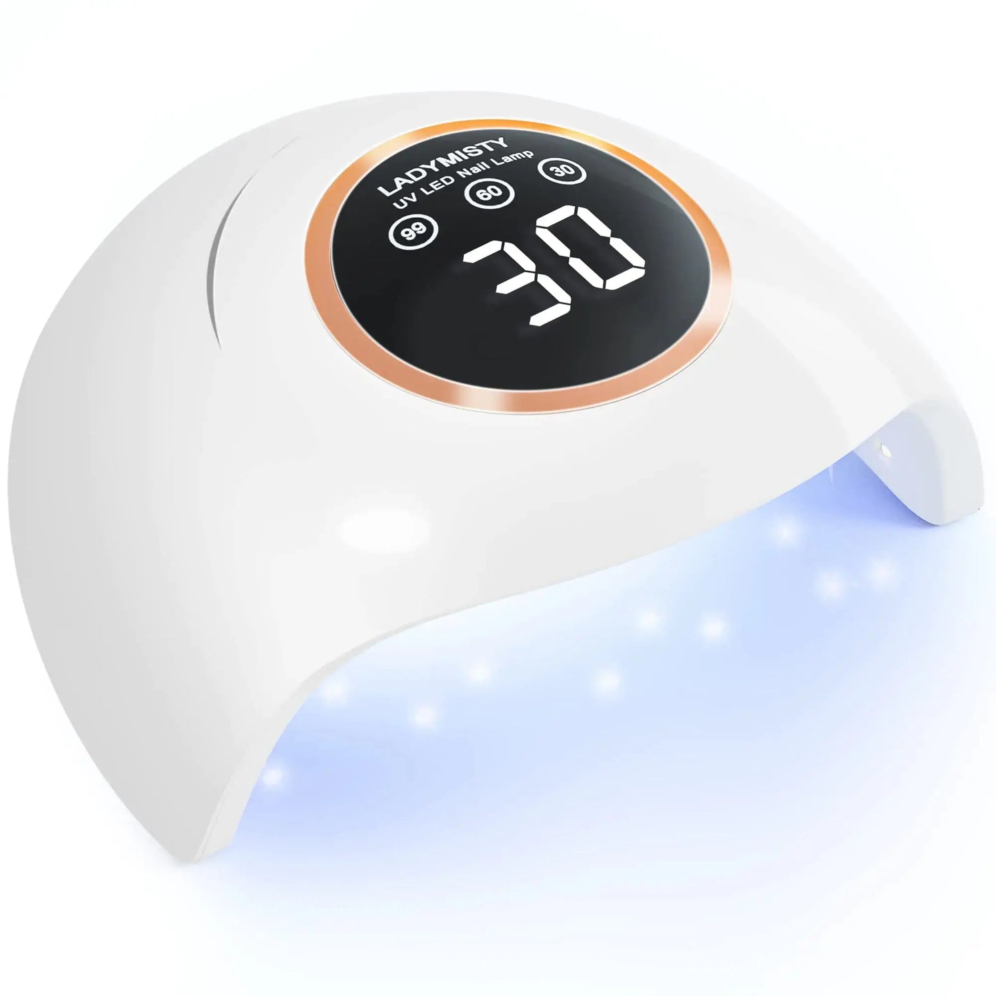 72W UV LED Nail Lamp Light Dryer for Nails Gel Polish with 18 Beads 3 Timer Setting & LCD Touch Display Screen, Auto Sensor, Professional Nails, White……… My Store