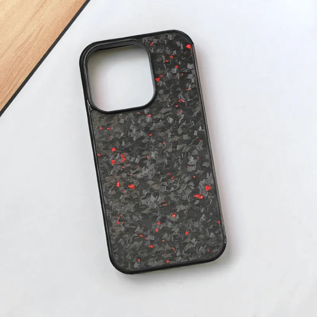 Gold Foil Carbon Phone Case WEM Support (www.WEM.support)