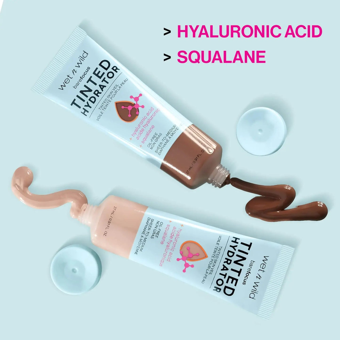 wet n wild Bare Focus Tinted Hydrator Matte Natural Finish, Oil-Free Tinted Face Moisturizer Makeup, Hyaluronic Acid, Squalane, Sheer To Medium Coverage, Medium Deep (Pack of 2) 0.91 Ounce (Pack of 2) My Store