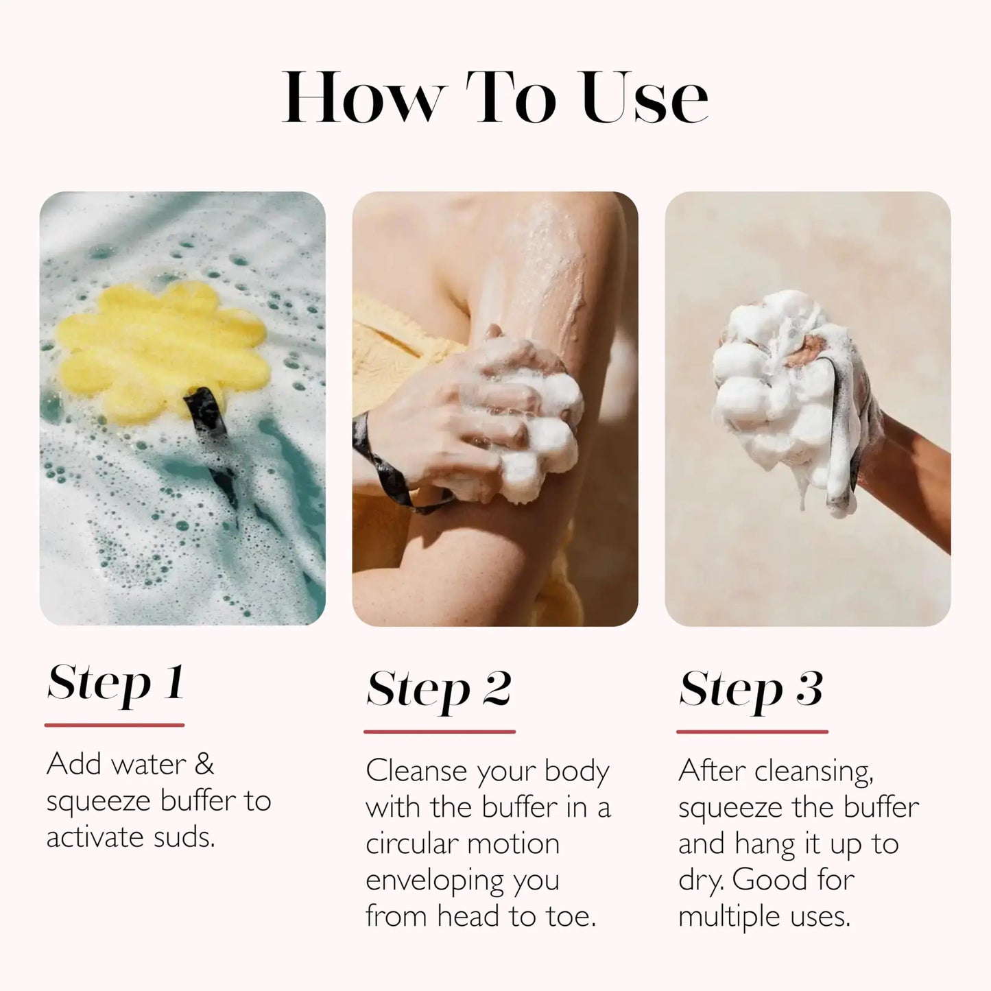 Spongelle Freesia Pear Wild Flower Buffer Body Scrubber with Box | Bath & Shower Loofah for Women | Exfoliator with Body Wash Infused | 14+ uses My Store