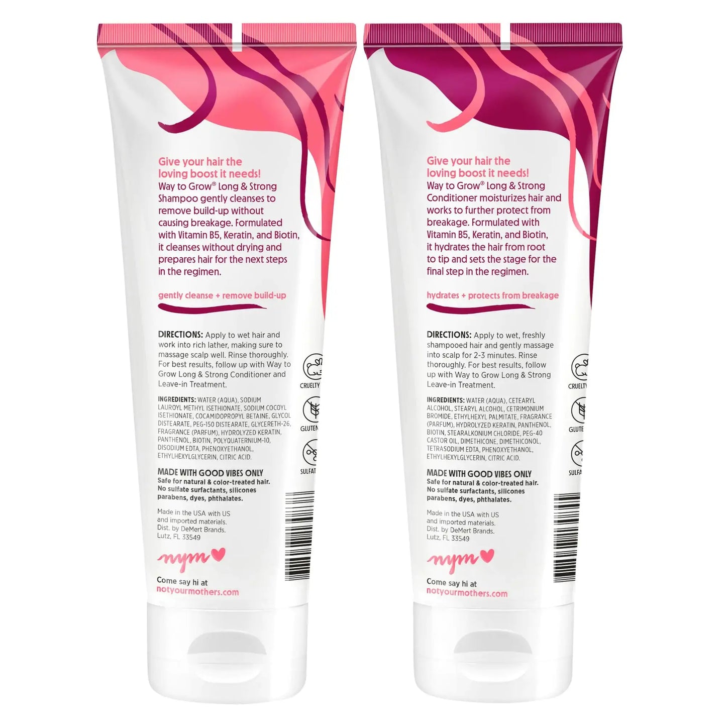 Not Your Mother's Way to Grow Shampoo and Conditioner (2-Pack) - 8 fl oz - Ideal for All Hair Types - Helps Cleanse, Moisturize, and Hydrate Dry Hair and Damaged Hair My Store