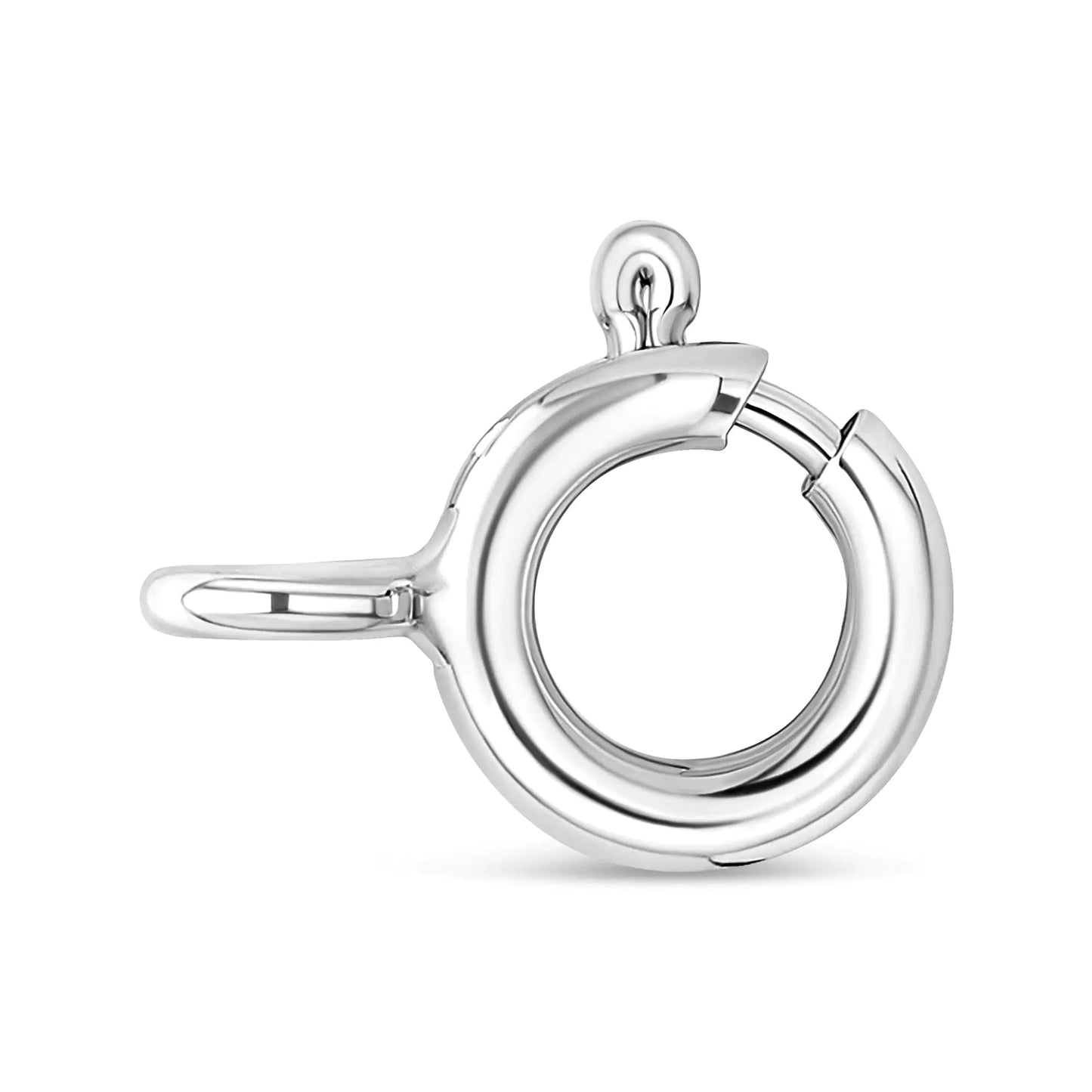 14K White Gold 3/8 Cttw Lab Grown Pink Oval Solitaire Diamond East West 18" Pendant Necklace (Pink Color, VS2-SI1 Clarity) WEM Support (www.WEM.support)