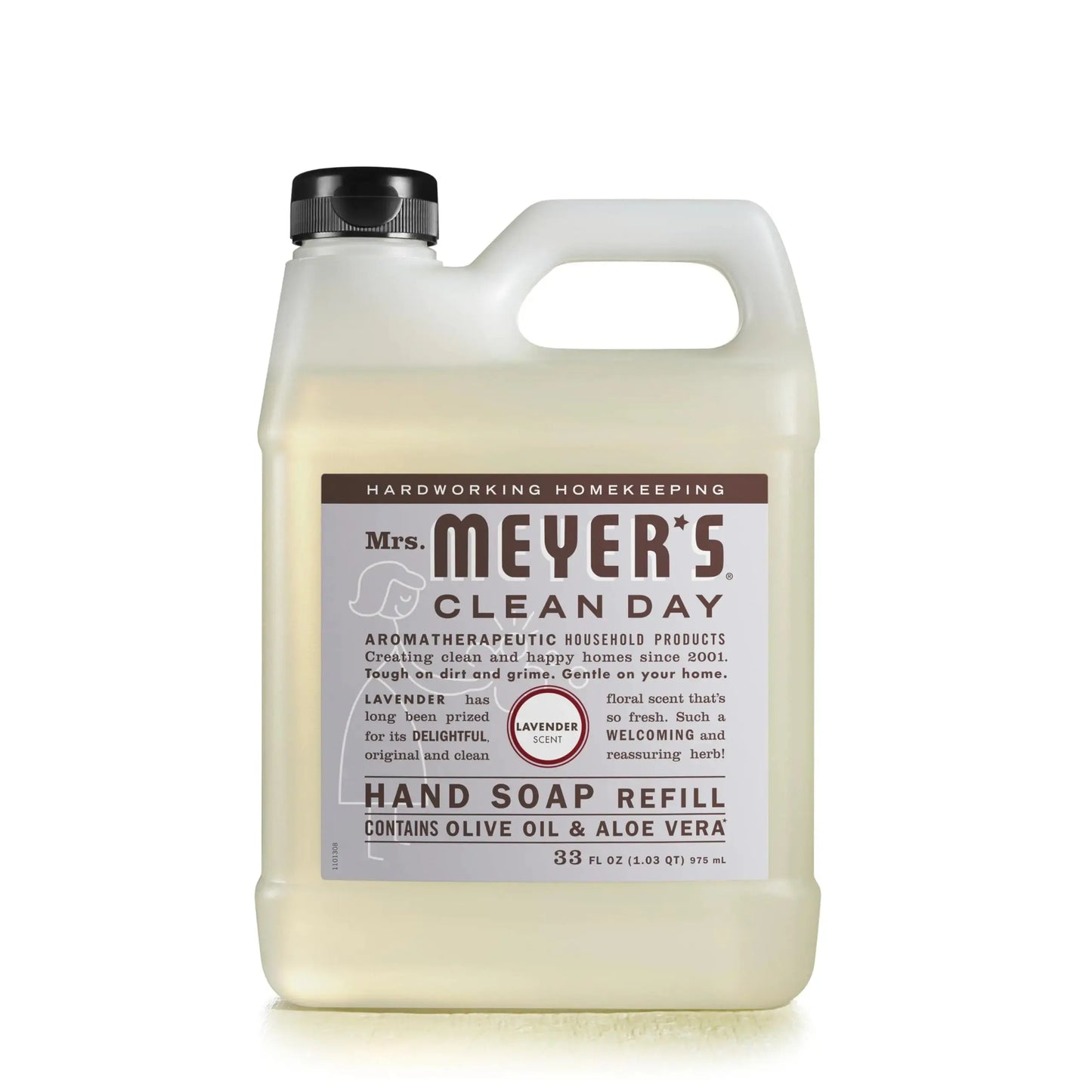 Mrs. Meyer's 651318EA Clean Day Liquid Hand Soap Refill, Lavender, 33 oz 33 Fl Oz (Pack of 1) My Store