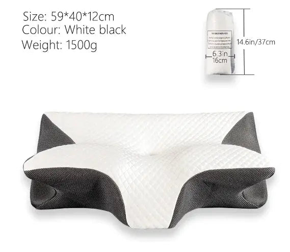Memory Foam Neck Pillow Contoured Support My Store