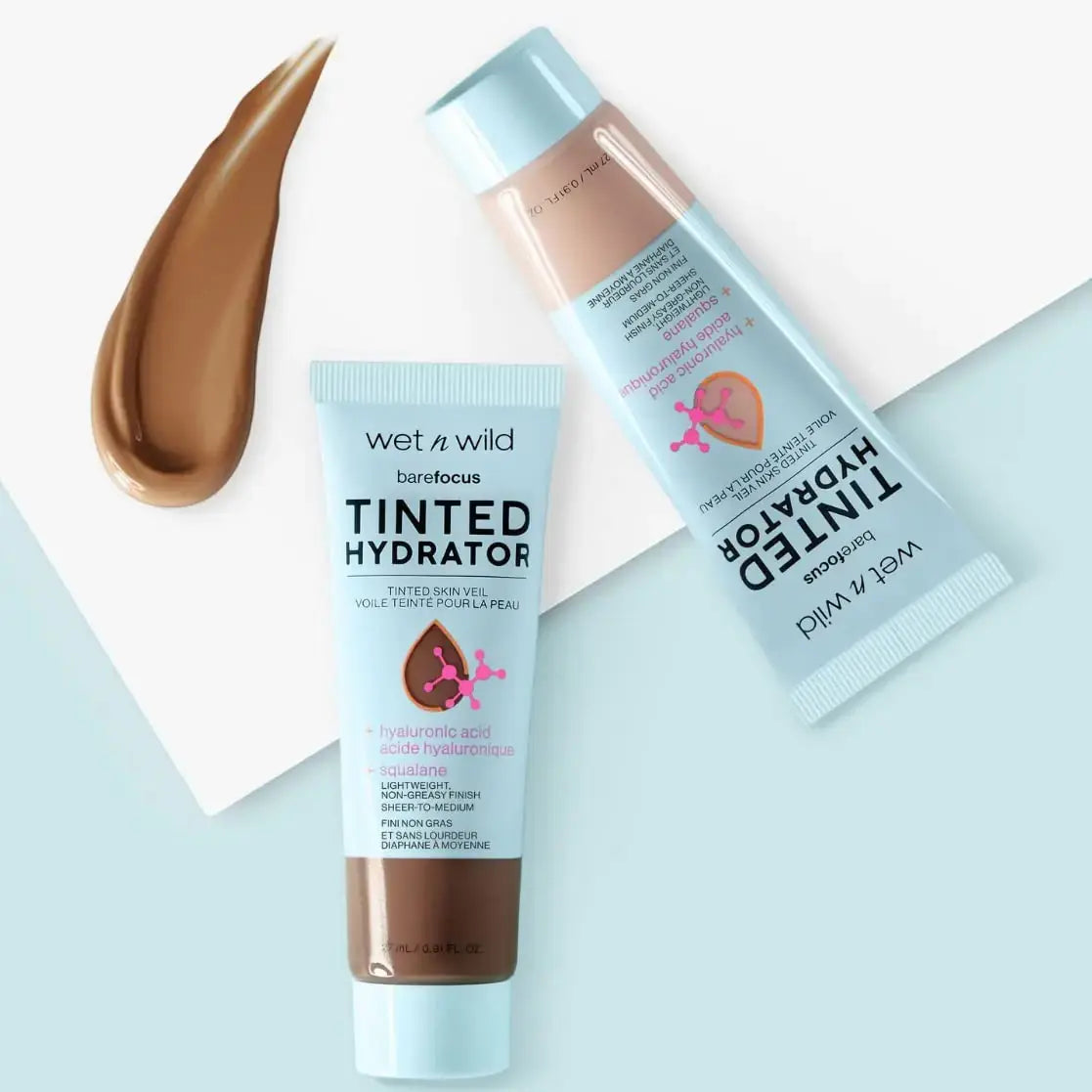 wet n wild Bare Focus Tinted Hydrator Matte Natural Finish, Oil-Free Tinted Face Moisturizer Makeup, Hyaluronic Acid, Squalane, Sheer To Medium Coverage, Medium Deep (Pack of 2) 0.91 Ounce (Pack of 2) My Store