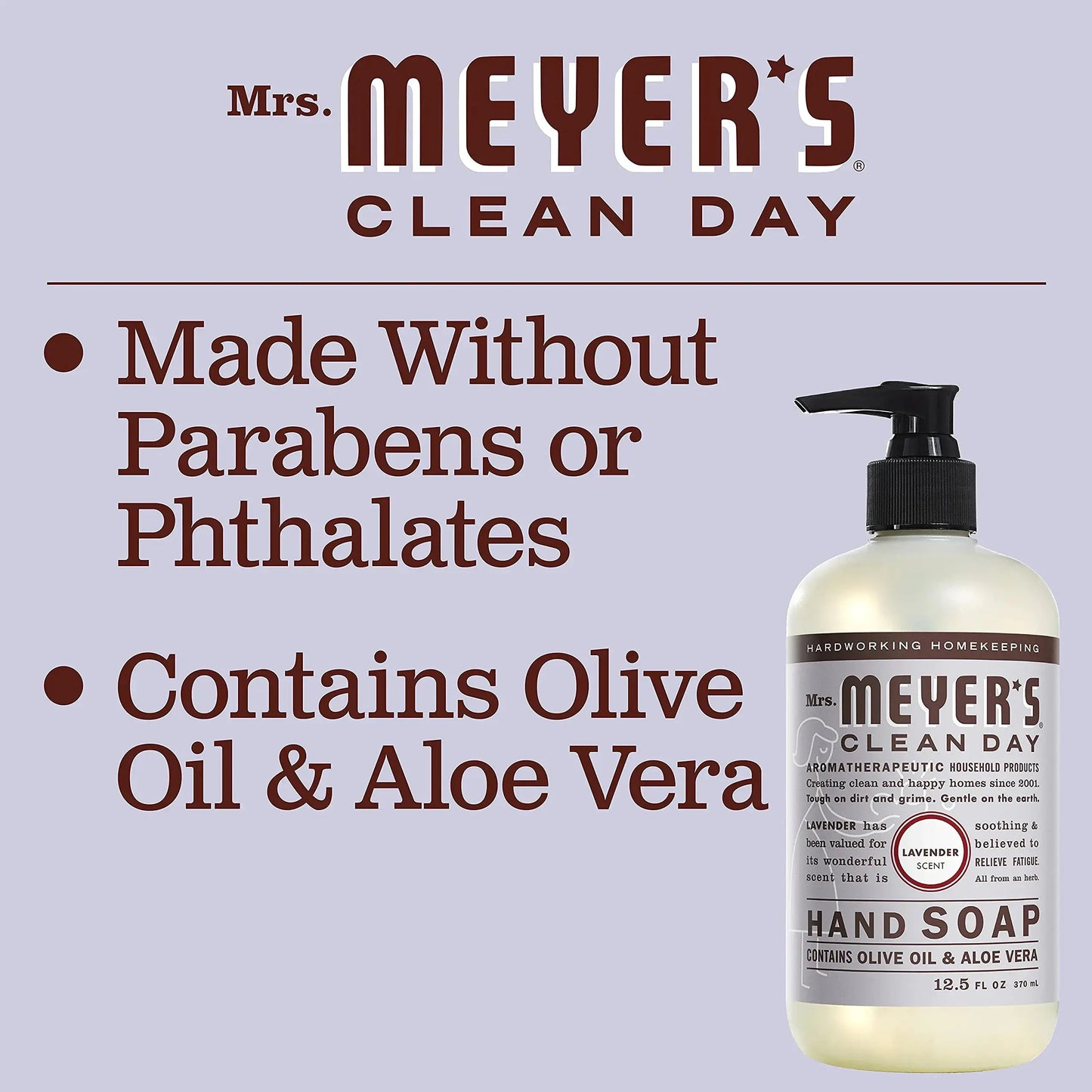 Mrs. Meyer's 651318EA Clean Day Liquid Hand Soap Refill, Lavender, 33 oz 33 Fl Oz (Pack of 1) My Store
