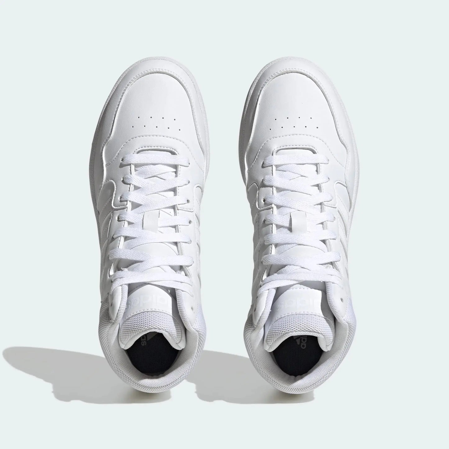 adidas Men's Hoops 3.0 Mid Sneaker 7 White/White/White My Store