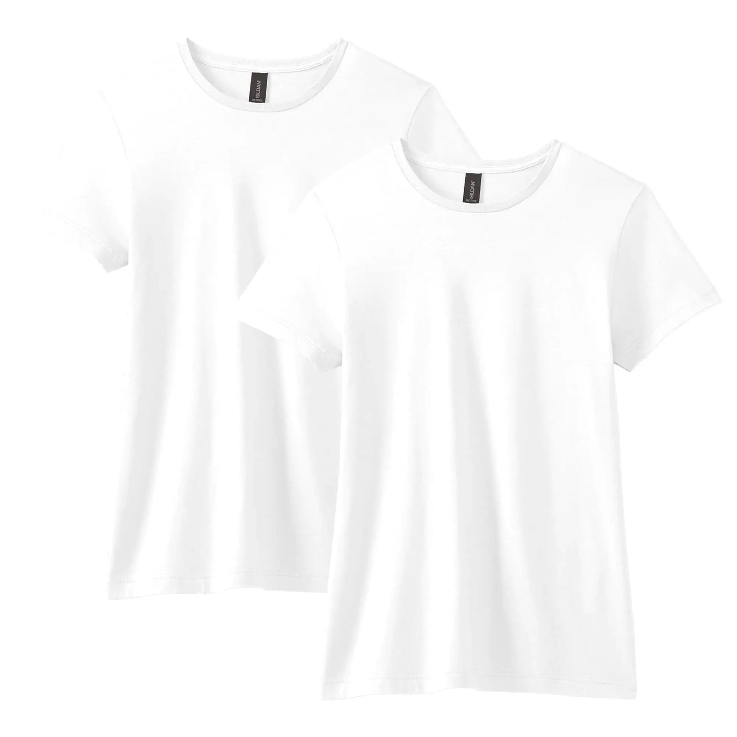Gildan Women's Softstyle Cotton T-Shirt, Style G64000L, Multipack X-Large White (2-pack) My Store