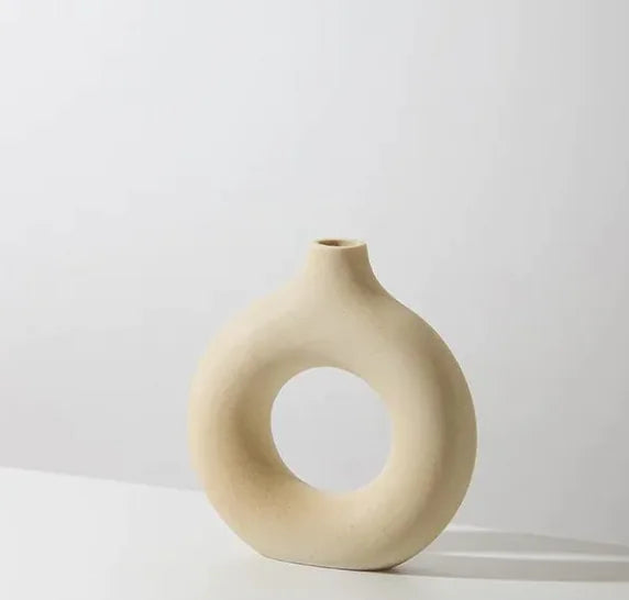 Round Vase Decoration Creative Ceramic Crafts WEM Support (www.WEM.support)