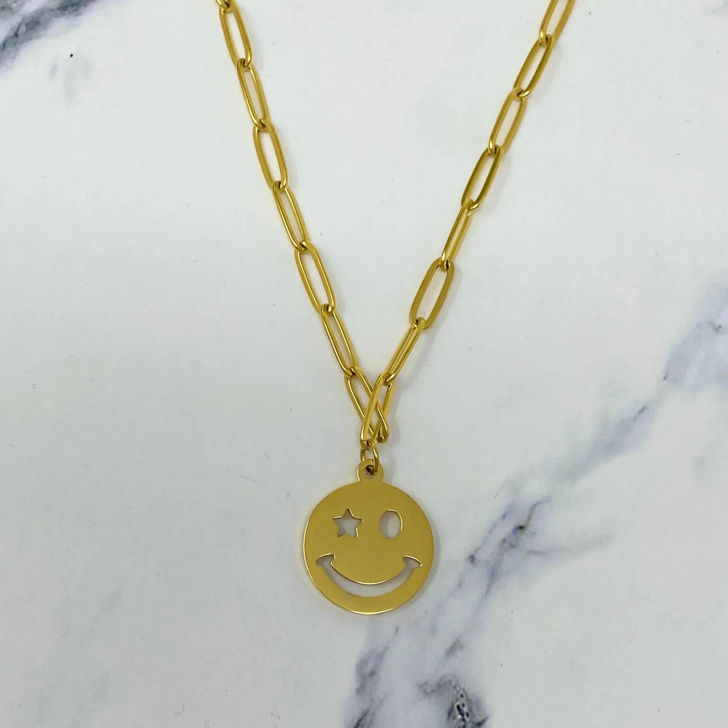 Winking & Happy Necklace My Store