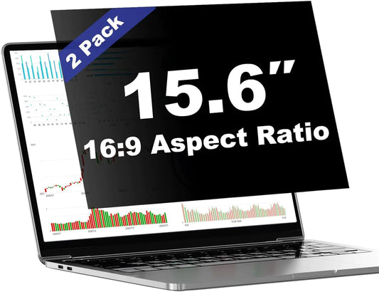 Pozlle [2 Pack 15.6 Inch Laptop Privacy Screen Shield for 16:9 Widescreen Laptop Monitor - Anti-Glare Blue Light Privacy Filters and Anti Spy Privacy Screen Protector Film HejK.com Marketplace LLC