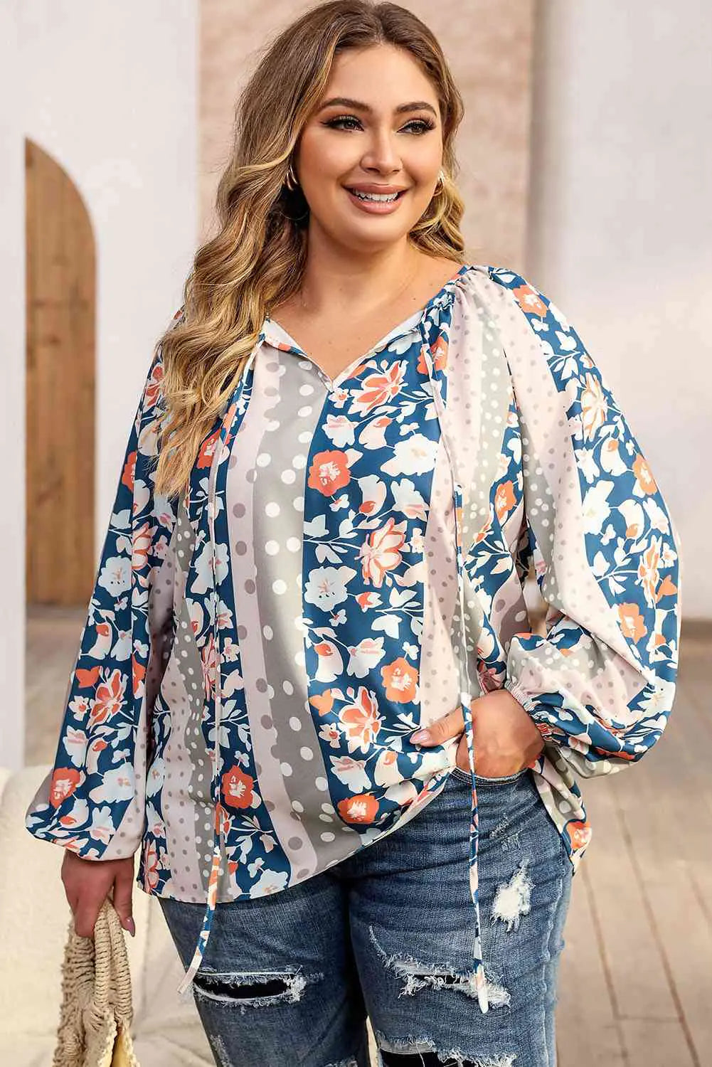 Plus Size Irene Top- WEM Support (www.WEM.support)