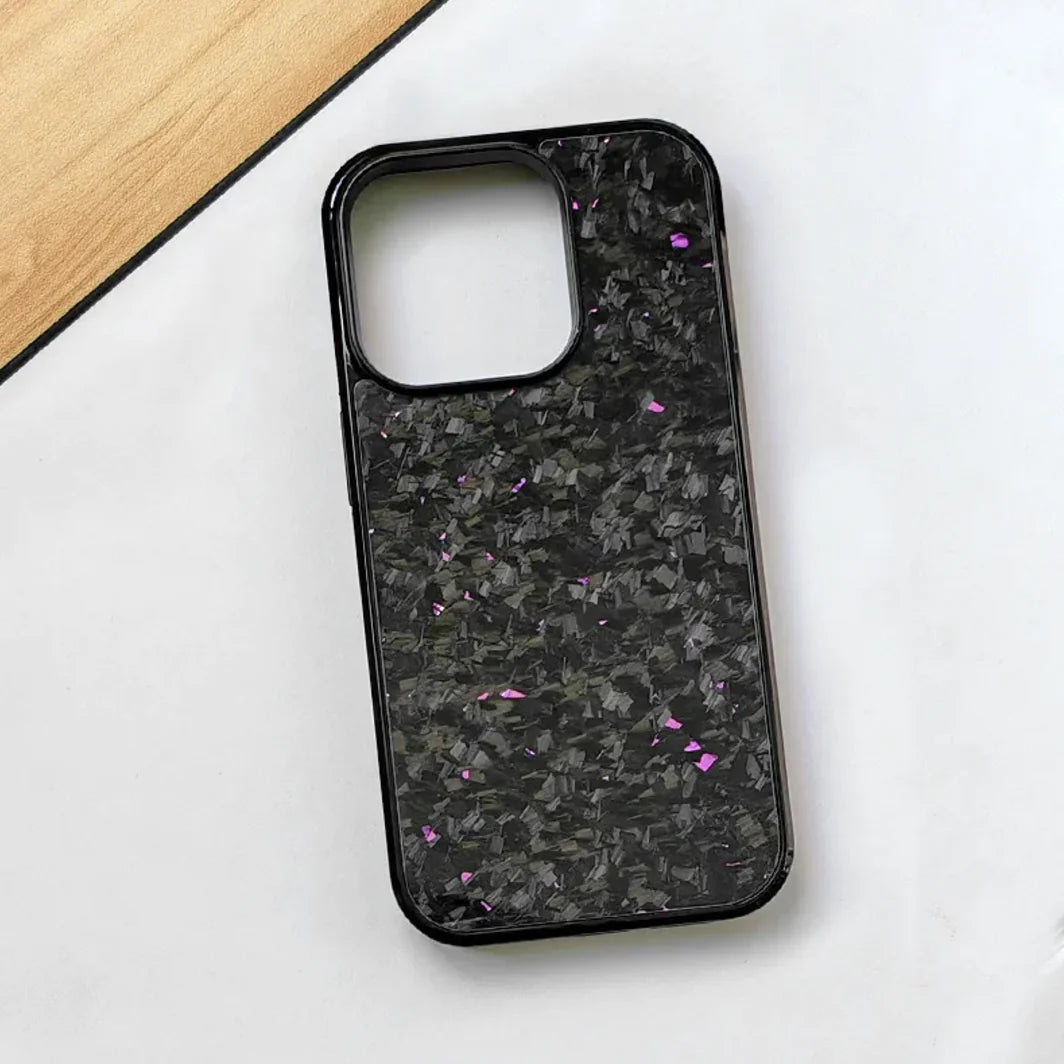 Gold Foil Carbon Phone Case WEM Support (www.WEM.support)