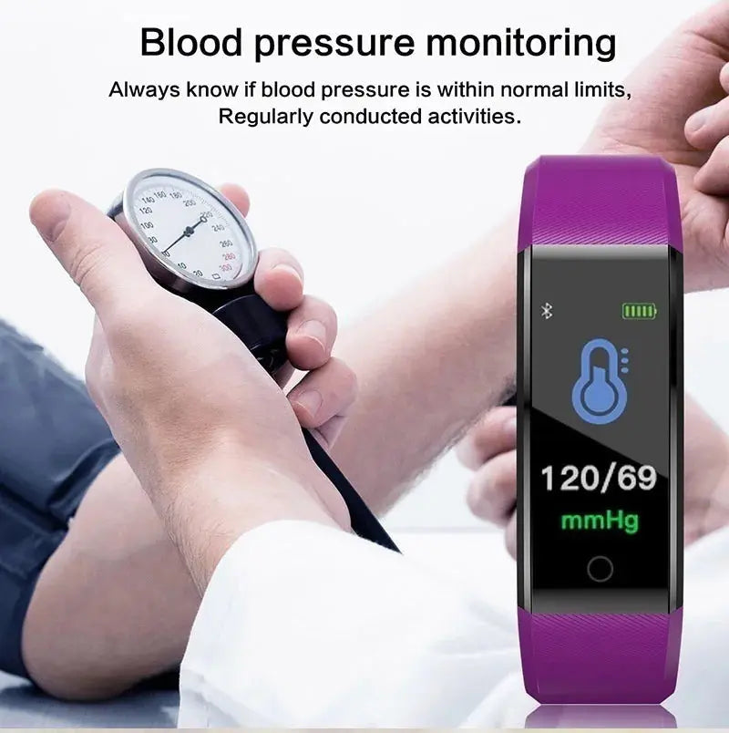 Fitness Smart Watch Activity Tracker Heart Rate For Women Men Oxygen BP Monitor, Fitness Tracker Heart Rate My Store