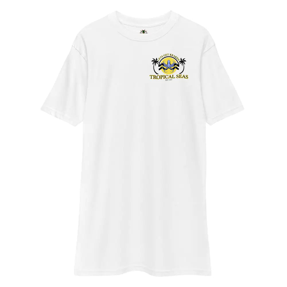 Men's Tropical Lets Get Kraken Octopus T-shirt WEM Support (www.WEM.support)