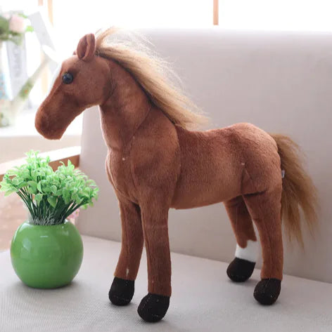 30-60cm Plush Zebra Toy – Realistic Simulation Horse Stuffed Animal WEM Support (www.WEM.support)