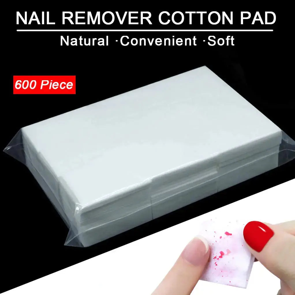Nail Polish Gel Remover Tools Kit, Soak Off Cap Clip, UV Gel Polish Cuticle Pusher, 200ml Dispenser Bottle, 600 PCS Cotton Pads, Handle Brushes, 100/180 Nail File, Buffer Block, Finger Separators White-Set. My Store
