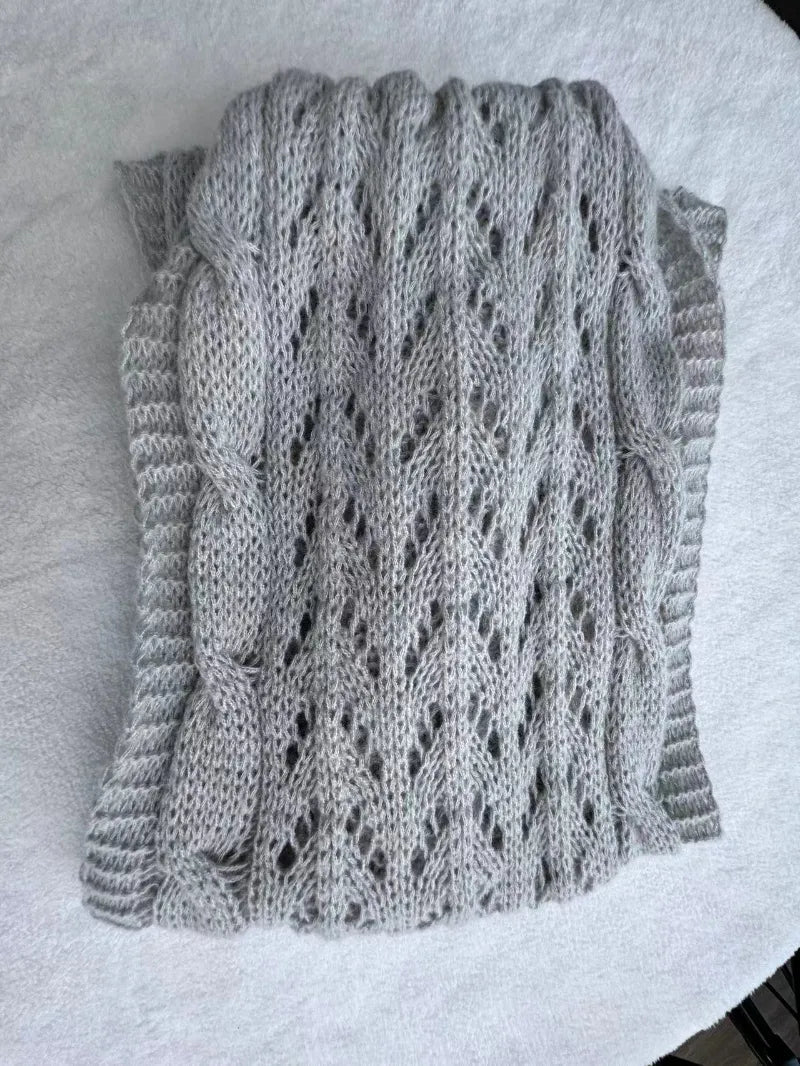 Knitted Double Sleeve Shawl WEM Support (www.WEM.support)