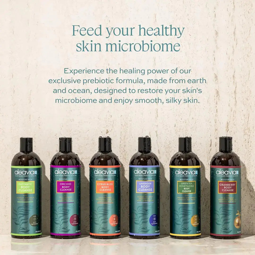 Aleavia Body Cleanse – Organic & All-Natural Prebiotic Body Wash with Pure Cold-Pressed Orchid Oil – Nourish Your Skin Microbiome – 16 Oz My Store