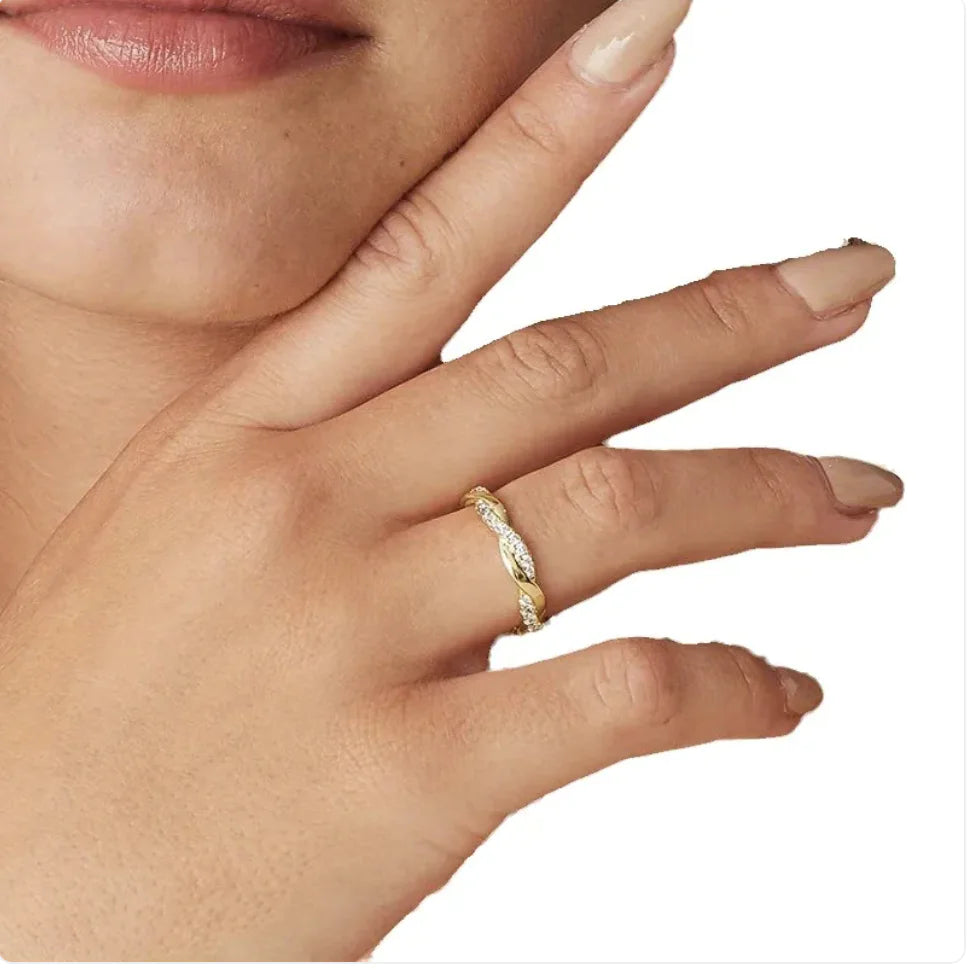 Women's Unique Cross Ring WEM Support (www.WEM.support)