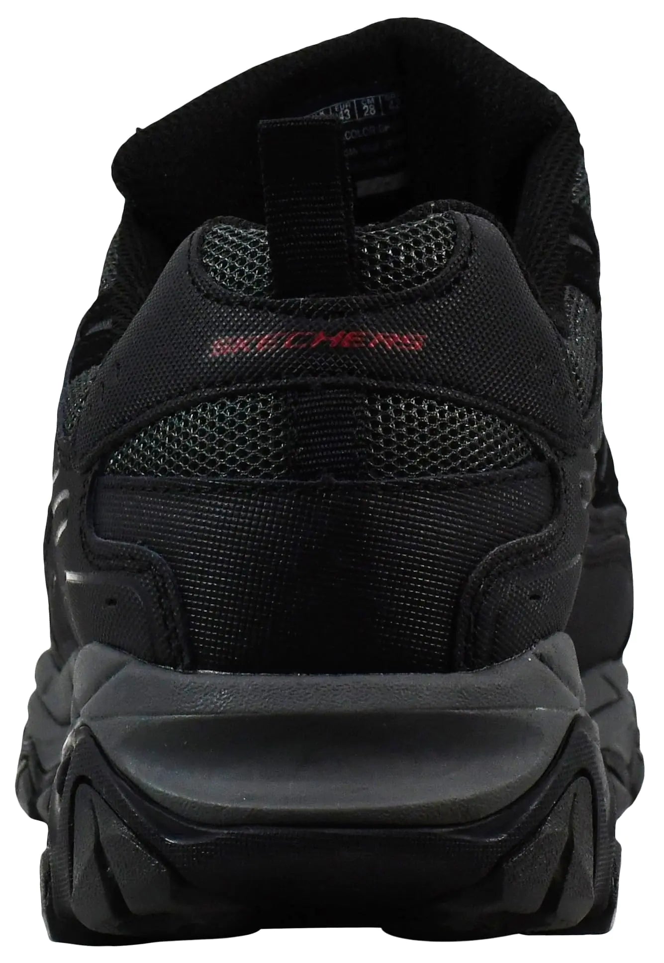 Skechers Mens Afterburn M fit Wonted 9 X-Wide Black/Charcoal My Store