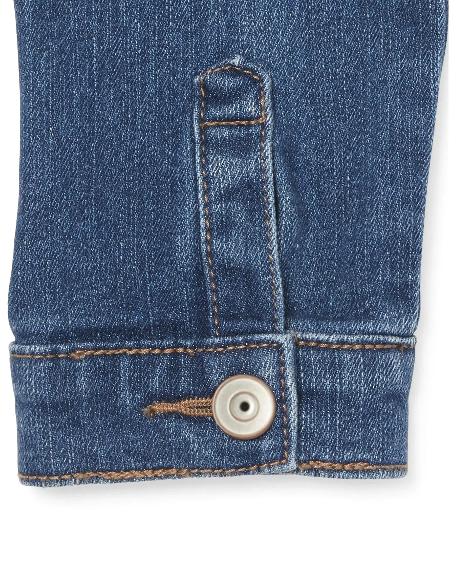 The Children's Place Girls Basic Denim Jacket XX-Large Azure Wash My Store