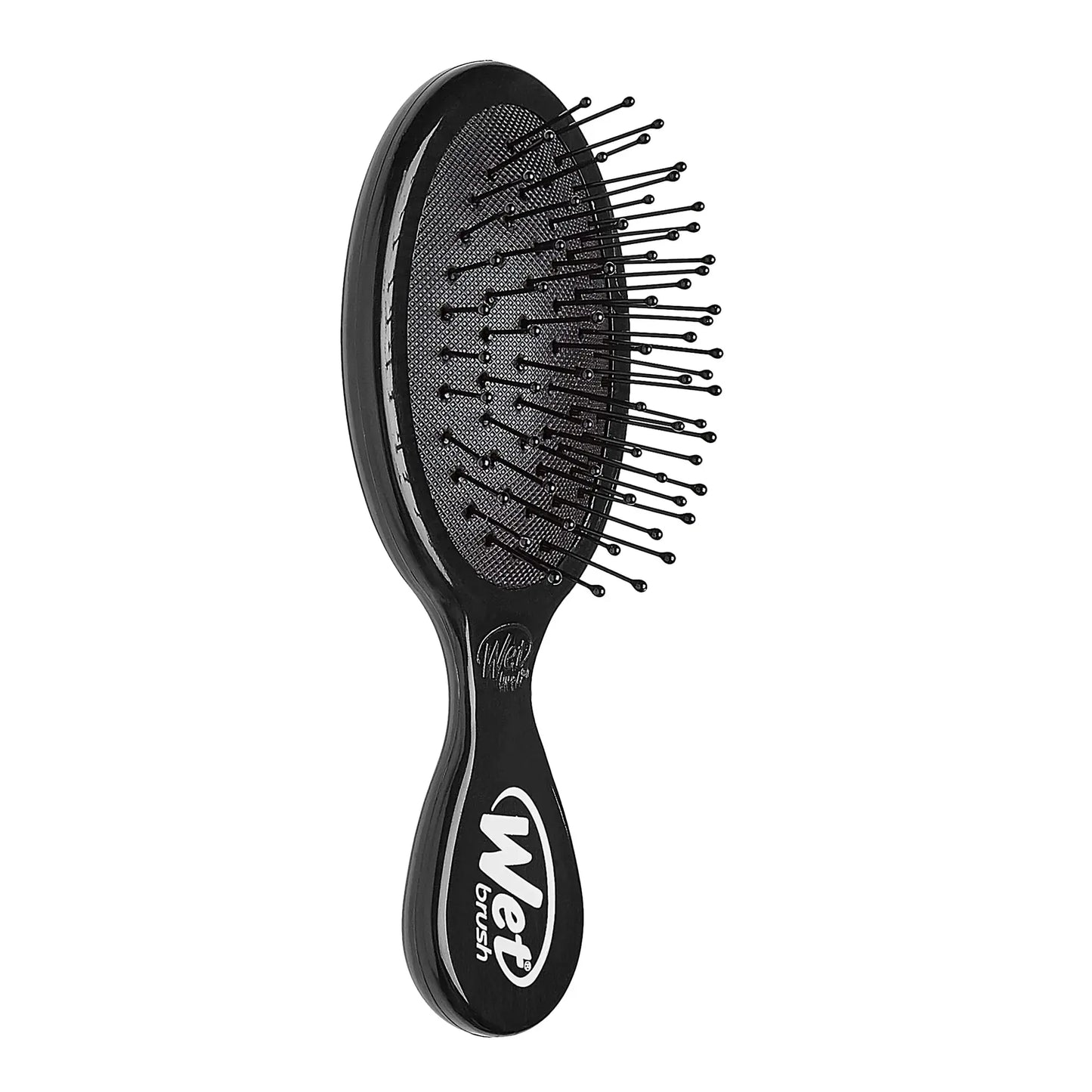 Wet Brush Detangling Brush, Mini Detangler Brush (Black) - Wet & Dry Tangle-Free Hair Brush for Women & Men - No Tangle Soft & Flexible Bristles for Straight, Curly, & Thick Hair Black 1 Count (Pack of 1) My Store
