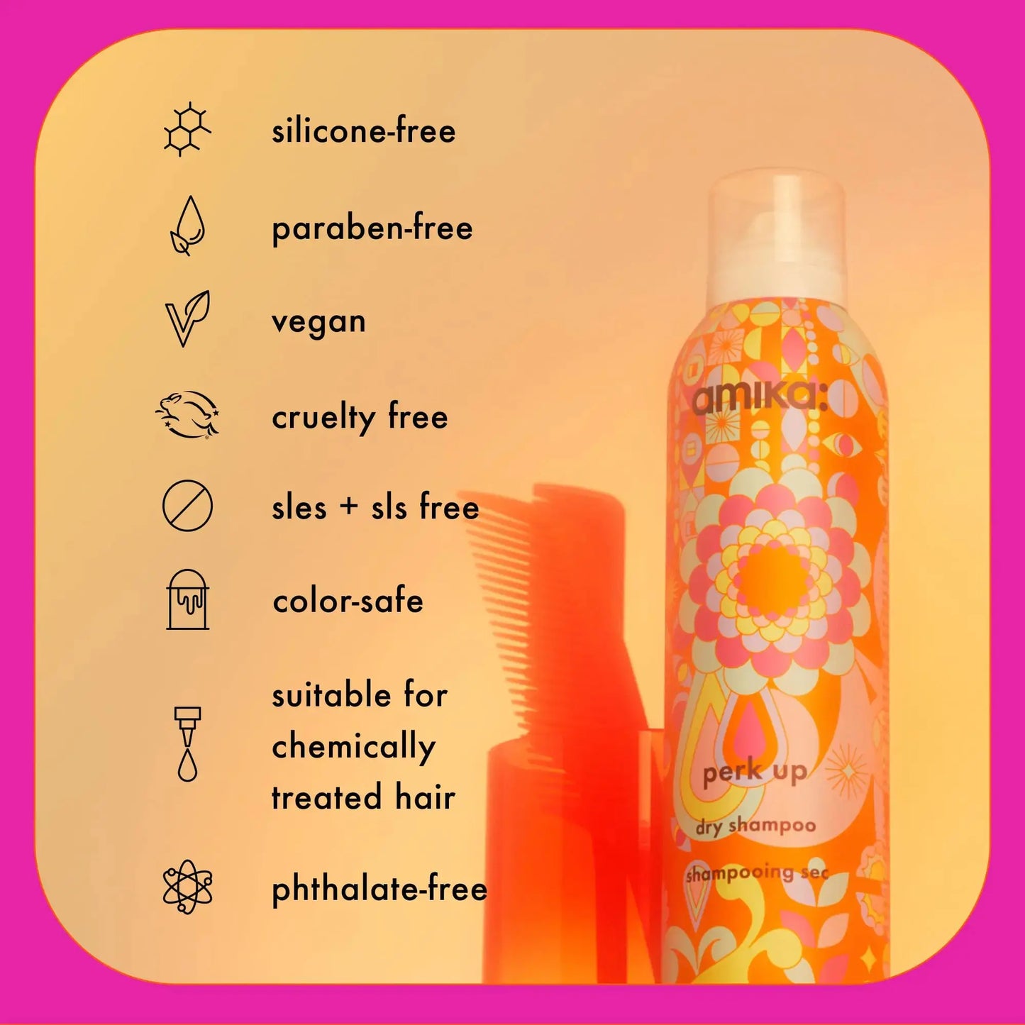 amika perk up talc free dry shampoo 1.8 Ounce (Pack of 1) My Store