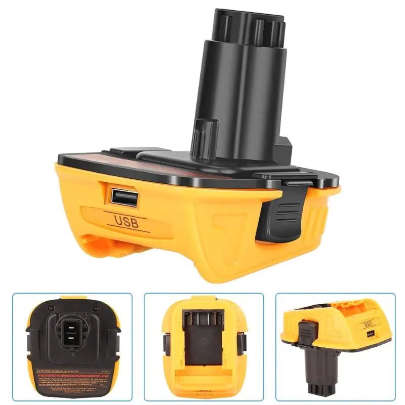 2X 18V To 20V MAX DCA1820 Adapter Converter For DEWALT 20 Volt Li-ion Battery WEM Support (www.WEM.support)