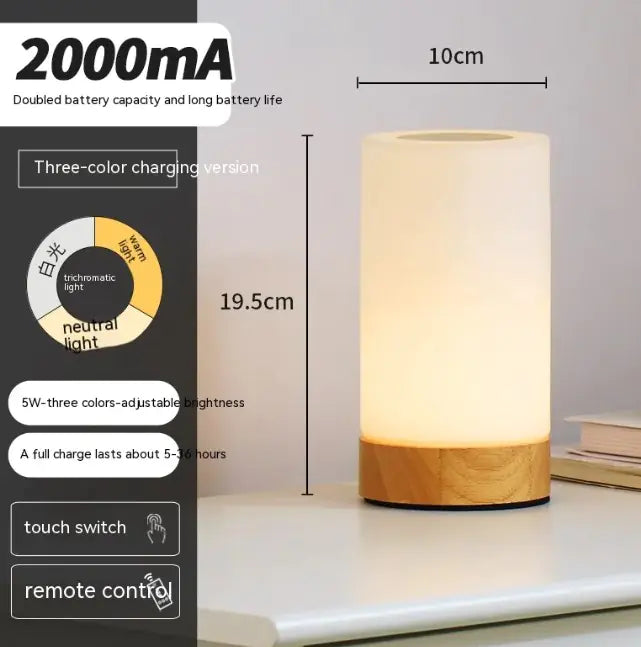 Rechargeable Night Lamp WEM Support (www.WEM.support)
