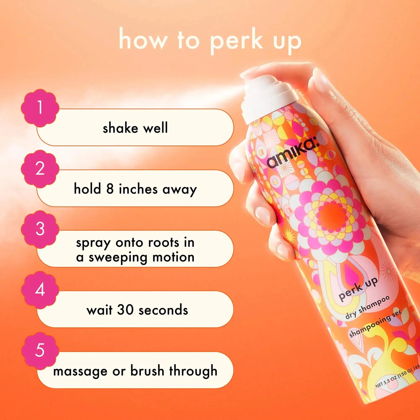 amika perk up talc free dry shampoo 1.8 Ounce (Pack of 1) My Store