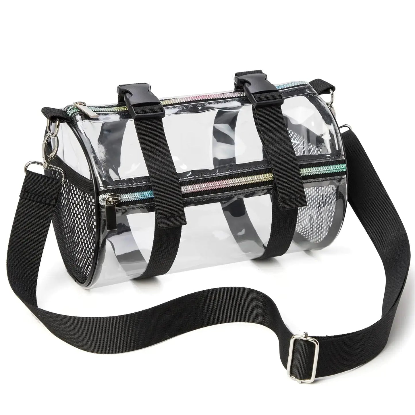 Clear Crossbody Purse Bag - Stadium Approved Concerts Bag Bucket Clear Bag 12"×12"×6" My Store