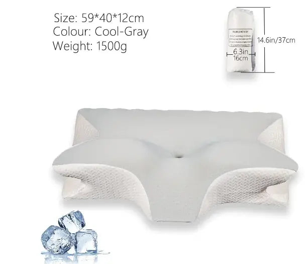 Memory Foam Neck Pillow Contoured Support My Store