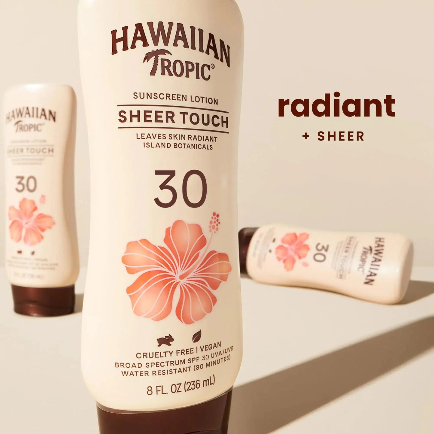 Hawaiian Tropic Sheer Touch Ultra Radiance Lotion Sunscreen SPF 30, 8oz | Hawaiian Tropic Sunscreen SPF 30, Sunblock, Broad Spectrum Sunscreen, Oxybenzone Free Sunscreen, Body Sunscreen, 8oz My Store