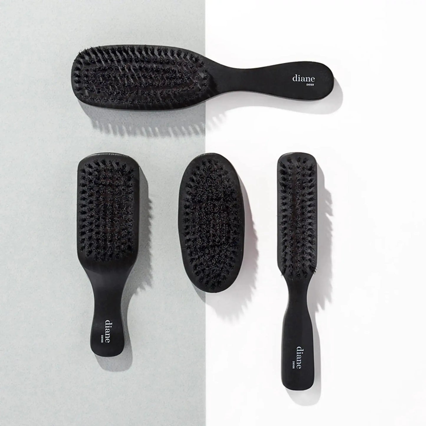 Diane Boar Bristle Brush for Men and Women - Fine to Medium Hair Styling, Wave Styles, Smoothing, Soft Scalp, Club Handle My Store