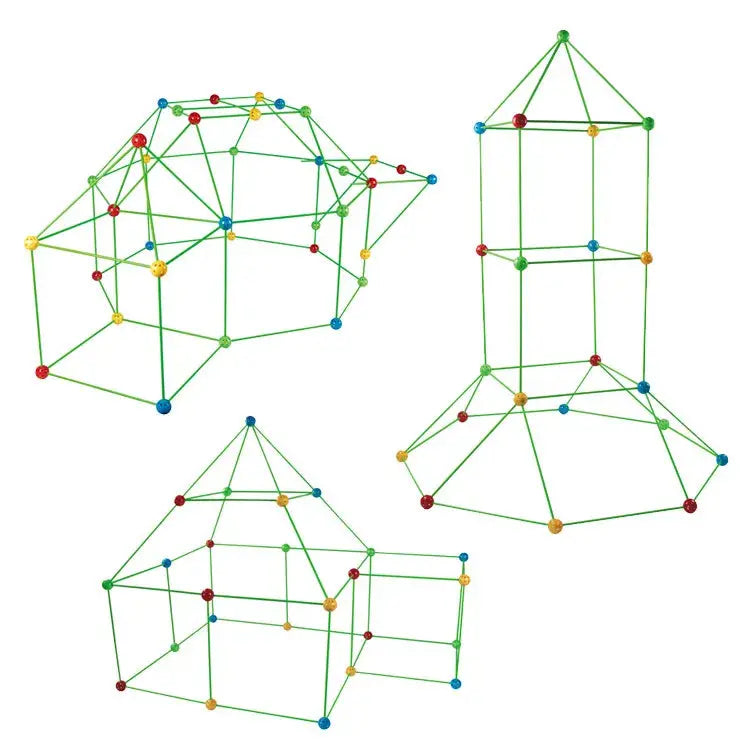 Smart Children Bead Tent Kit - Superb Fort Building Kit Toy My Store